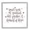 Stupell Industries Harvest of Hope Phrase Framed Giclee Art